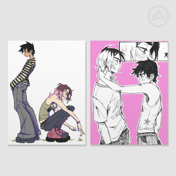 Yuu & Minnie - Lovers Holographic Photocard Double Sided