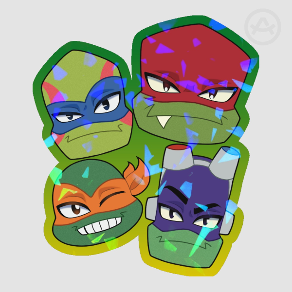 ROTTMNT Heads [STICKER]