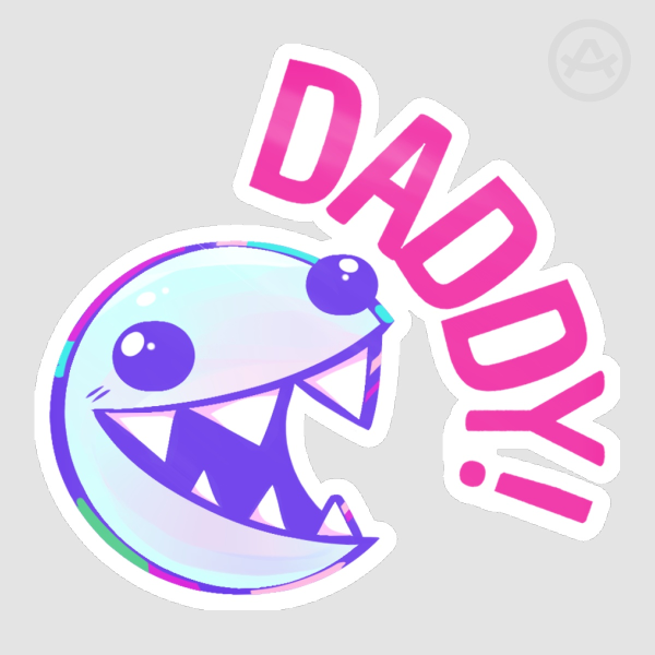 Bubble Daddy Sticker