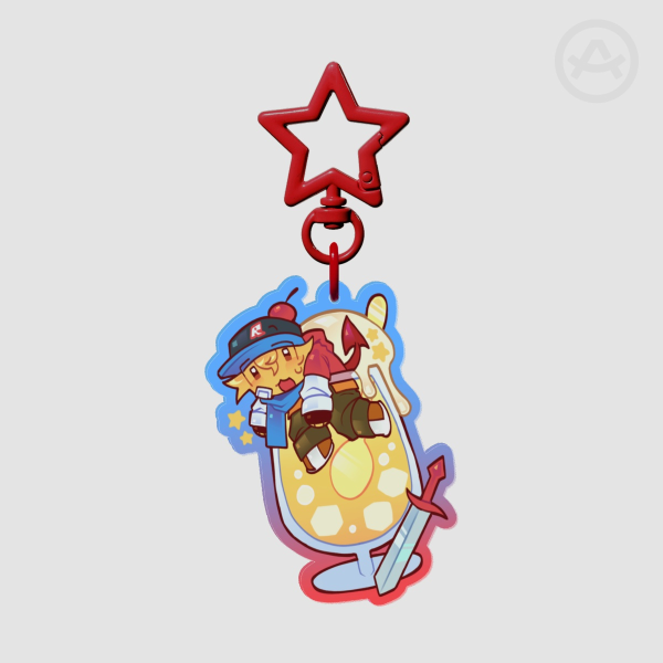 BLOCK TALES || Player Soda Acrylic Keychain by @fooeysilly