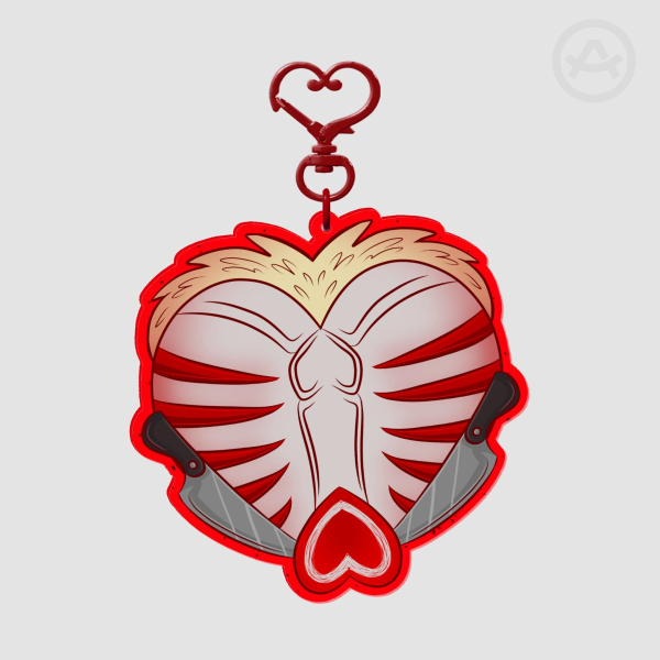 Killer!Sans Ribs Acrylic Keychain