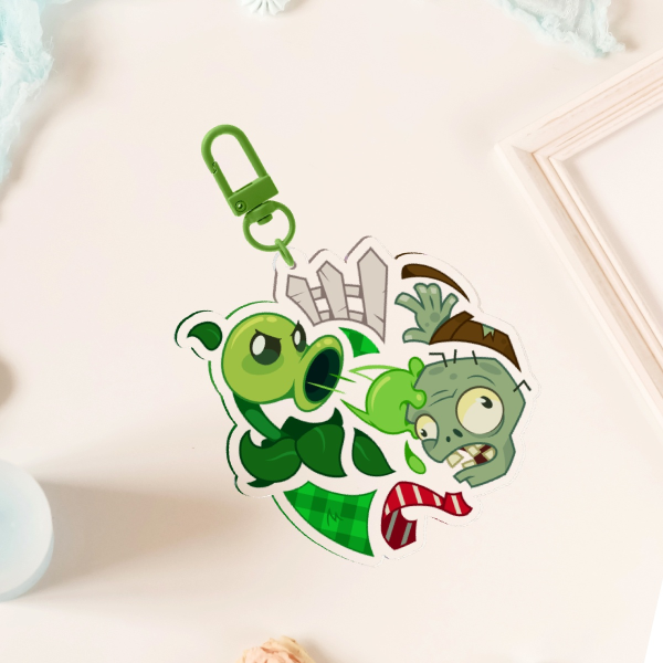 Pea vs Brown Coat Keychain