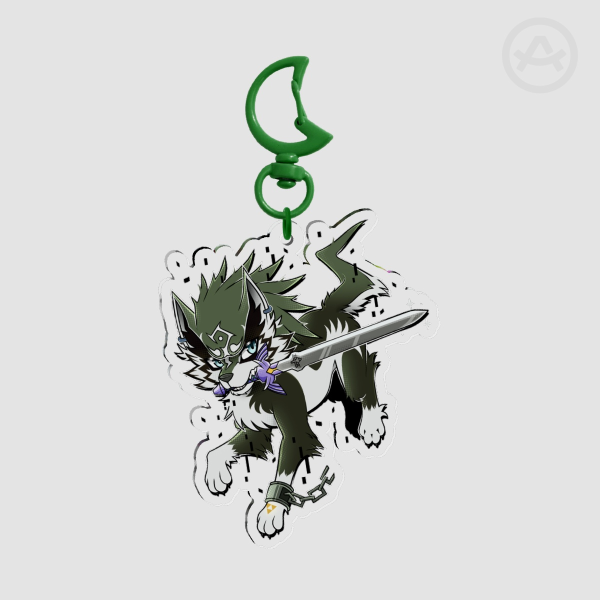 Wolf Link Acrylic Keychain