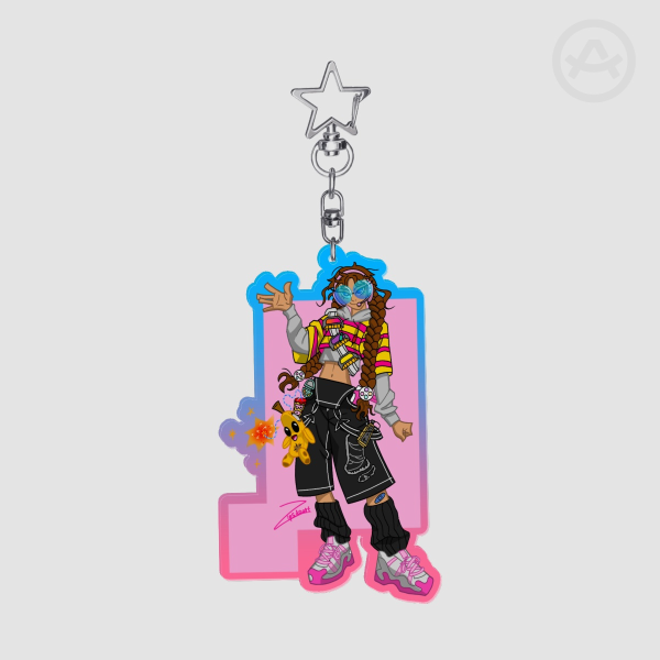 Pixelle keychain