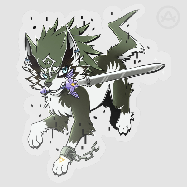Wolf Link Sticker