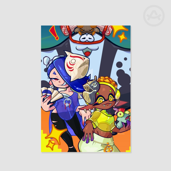 Deep Cut - splatoon 3 - Print