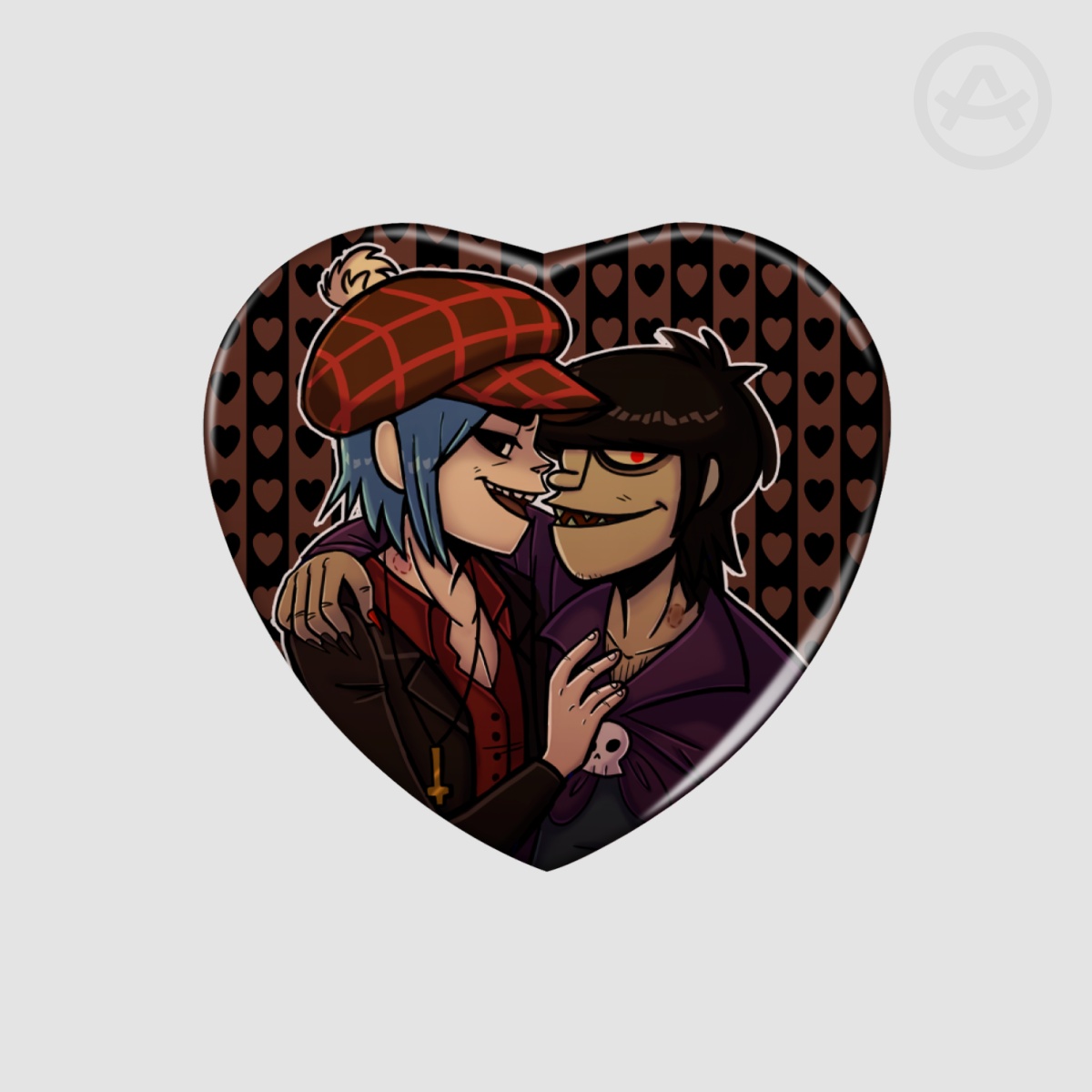 Heart Shape 2doc Demon days badge