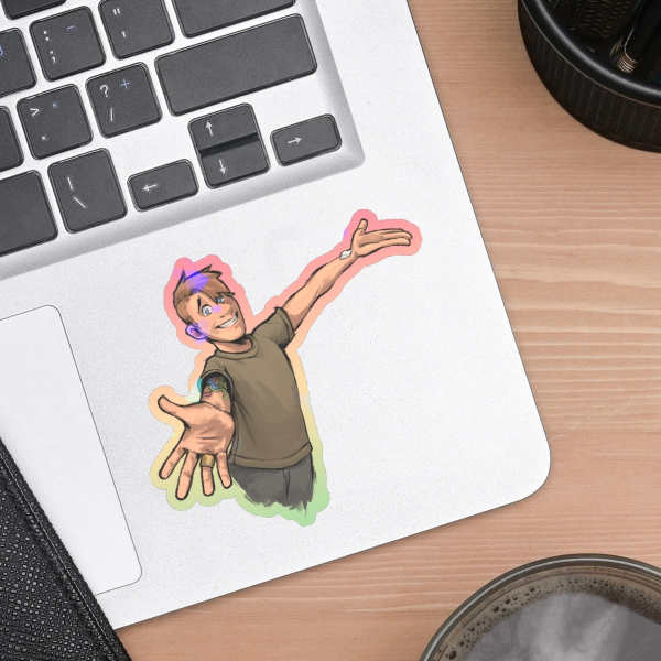 OC | Lui Colored Edge Die Cut Sticker