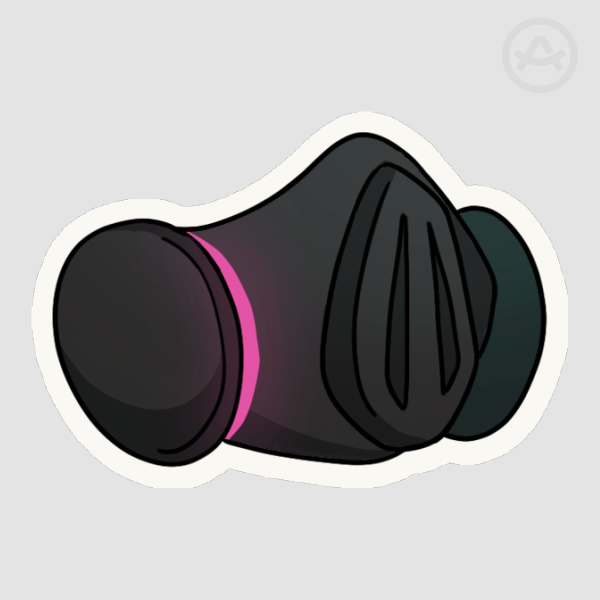 Gas Mask Sticker