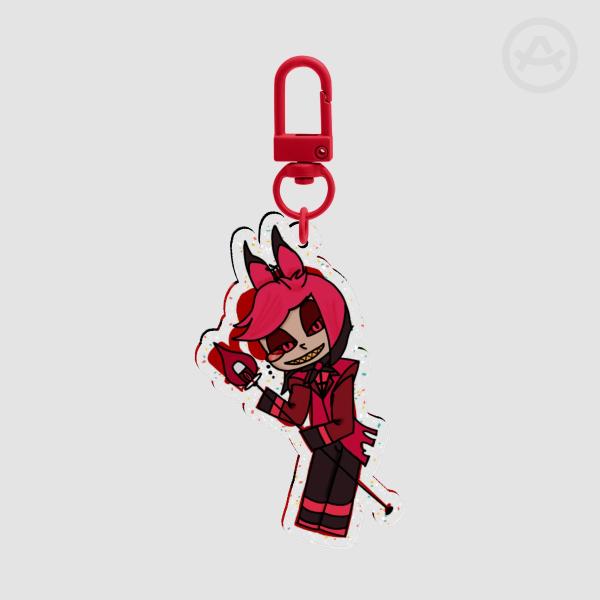 Alastor/human Alastor Hazbin Hotel Keychain
