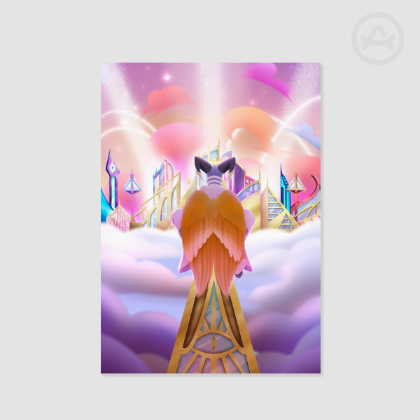 'Home' - Adam watching over Heaven Poster