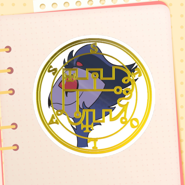 Stolas Hot Foil Stamping Die Cut Sticker