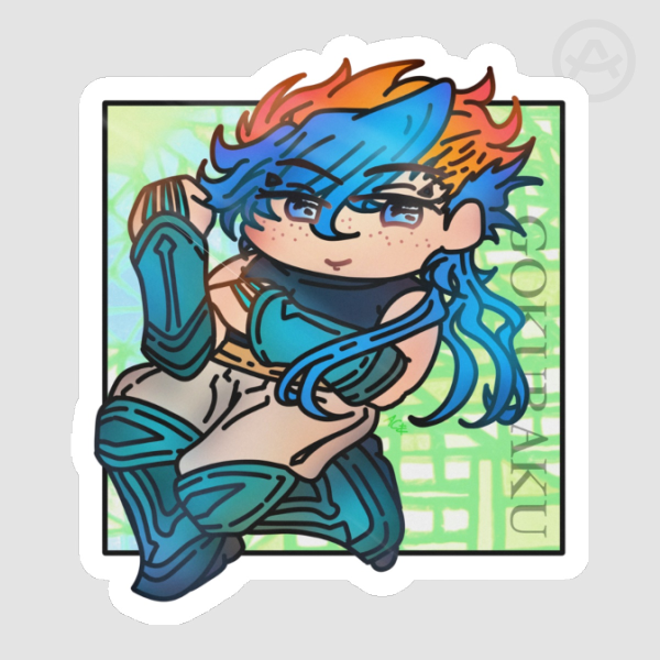 ITW Gokuraku Kagami Chibi Sticker