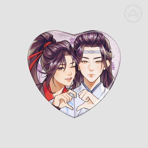 [MDZS] Wangxian Heart Badge ♡