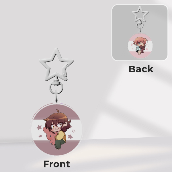 Snuggly West Parker keychain