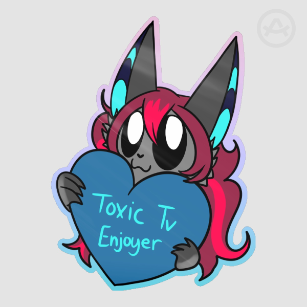 Toxic TV Enjoyer Sticker