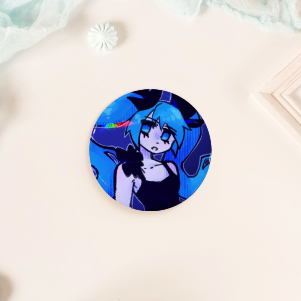 Deep Sea Girl Miku Mini Button Pin