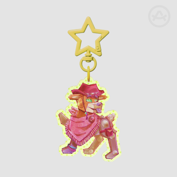 [Servo][Transformers] Cowboy dog ≡ Clear Acrylic Keychain