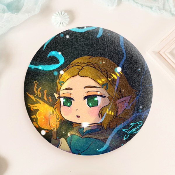 Zelda - Princess Plush Badge