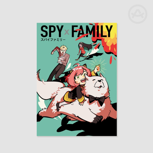 SpyXFamily A3 Poster