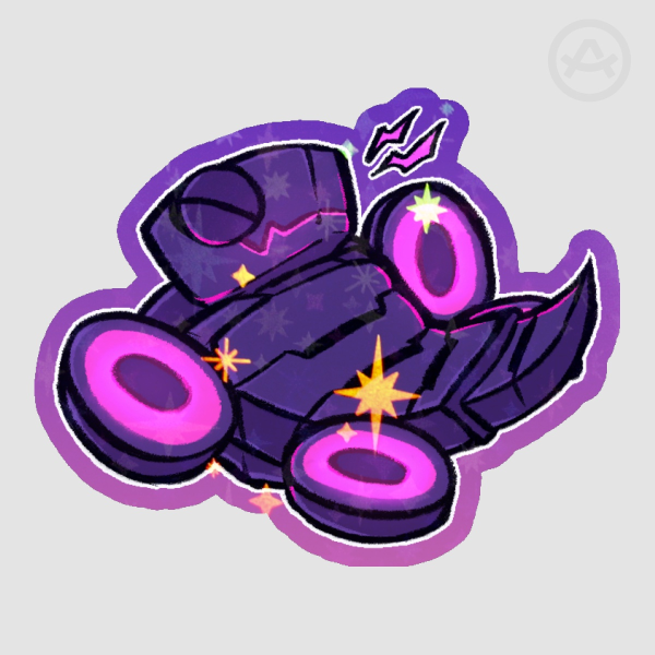 ROTTMNT Shelldon Holo Sticker