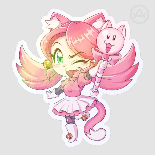 Mad Mew Mew || Die Cut Stickers
