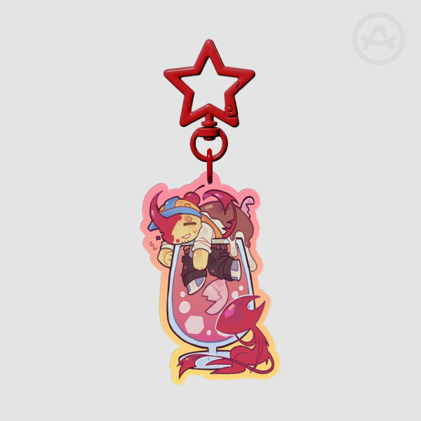 BLOCK TALES || Builderman / Hatred Soda Acrylic Keychain by @fooeysilly