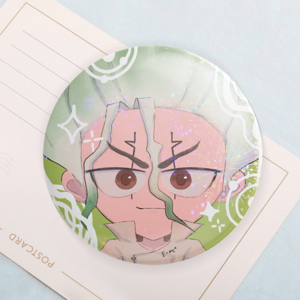 [Dr. Stone] Senku Button Pin
