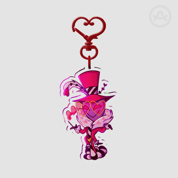 Valentino Acrylic Keychain