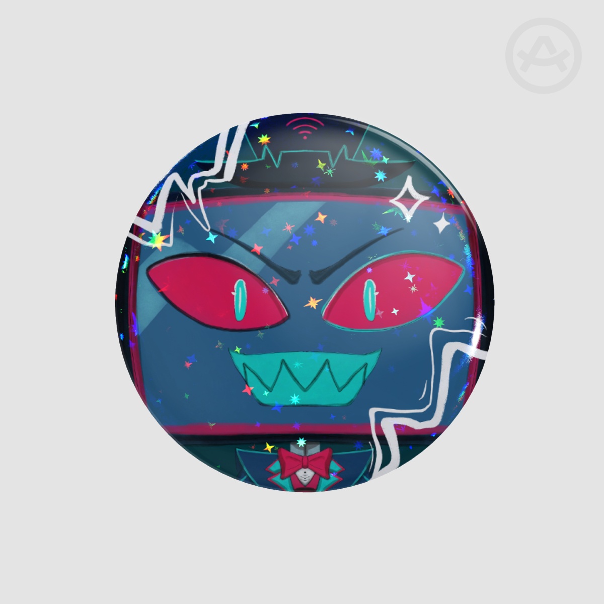 [Hazbin Hotel] Vox Button Pin