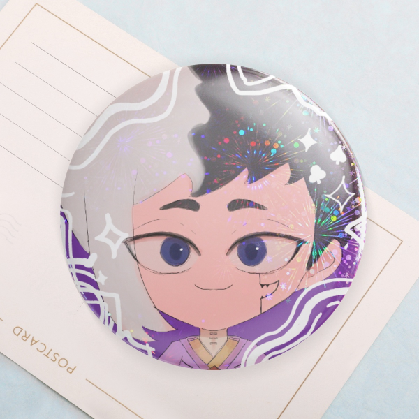 [Dr. Stone] Gen Button Pin