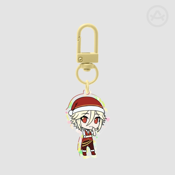 Christmas YOHIOloid Broken Glass Acrylic Keychain