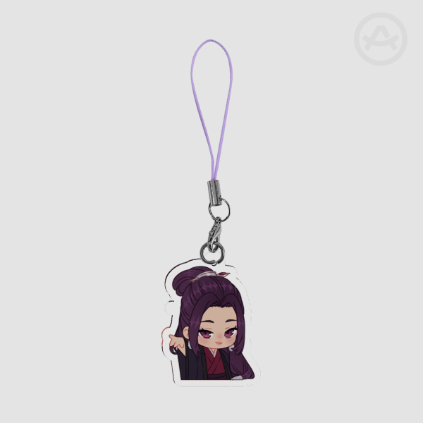 Ah-Duo clear acrylic phone charm (The Apothecary Diaries)