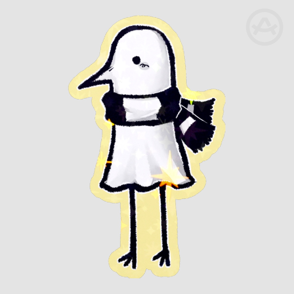 Oyasumi Punpun Holo Sticker
