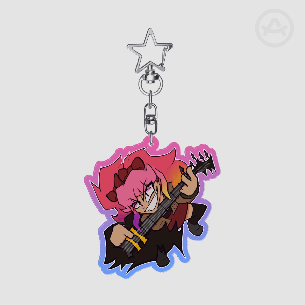 Colored SMG3 Acrylic Keychain by Trap Sánchez - ACGGOODS