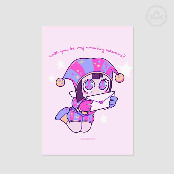 Pomni Valentine‘s day Print