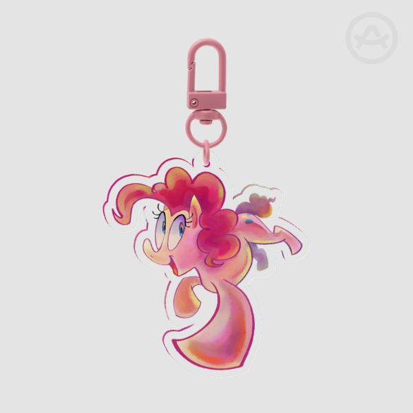 Pinkie Pie keychain