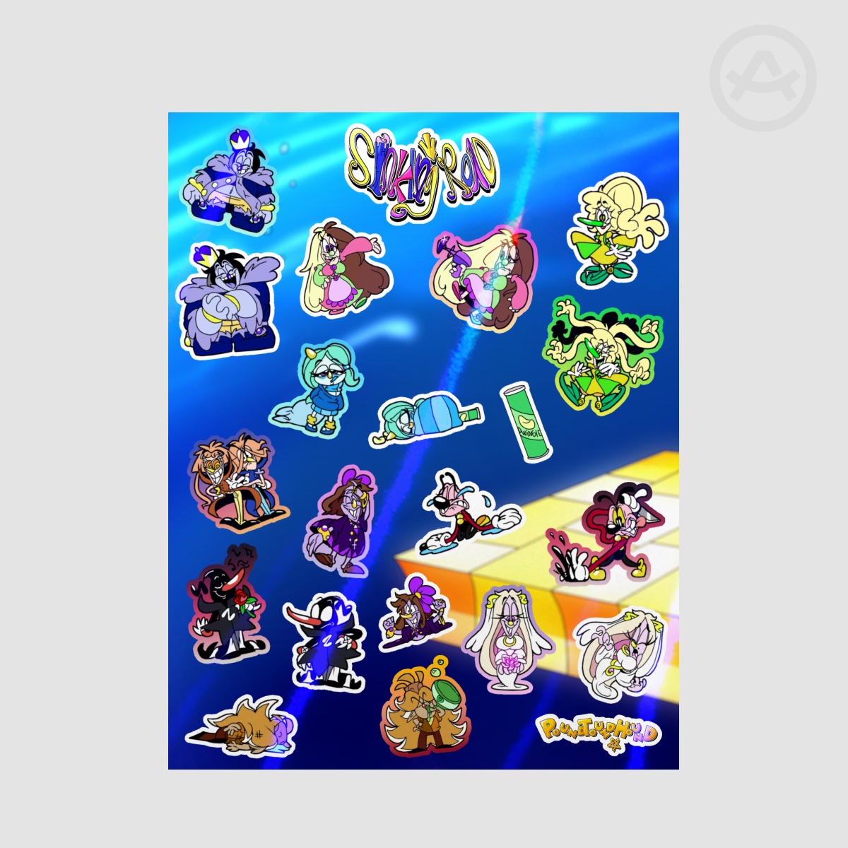 [SINKING ROAD] Stickers Sheet