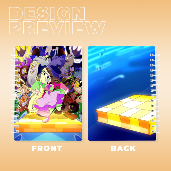 [SINKING ROAD] PVC Double-side Spiral Notebook