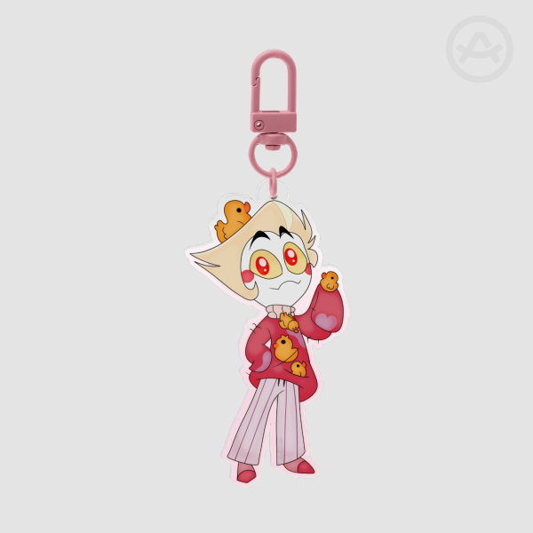 Lucifer Colored Edge Acrylic Keychain