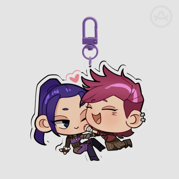 Vi and Caitlyn Acrylic Keychain