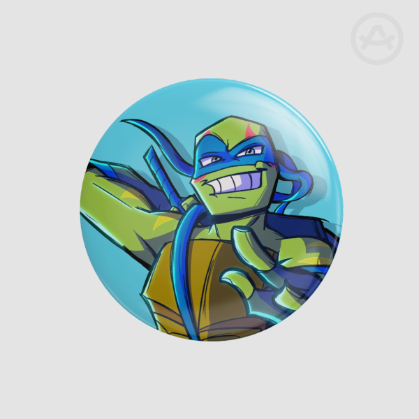 Leo ROTTMNT Pin/Badge