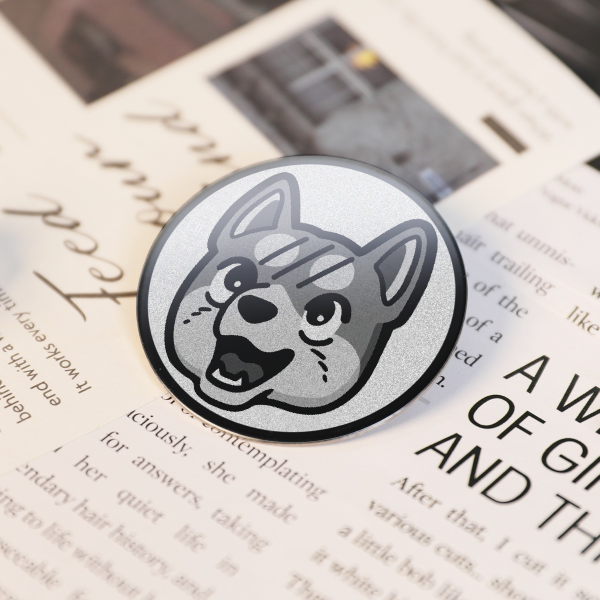 Gin Metal Badge