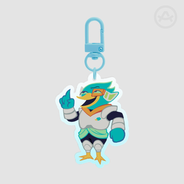 Berdly Clear Acrylic Keychain