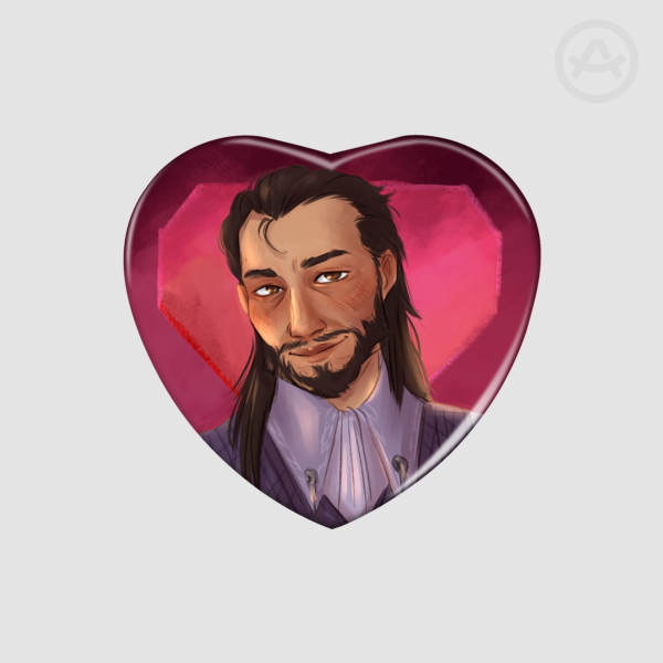 Lucanis Dragon Age Heart Badge