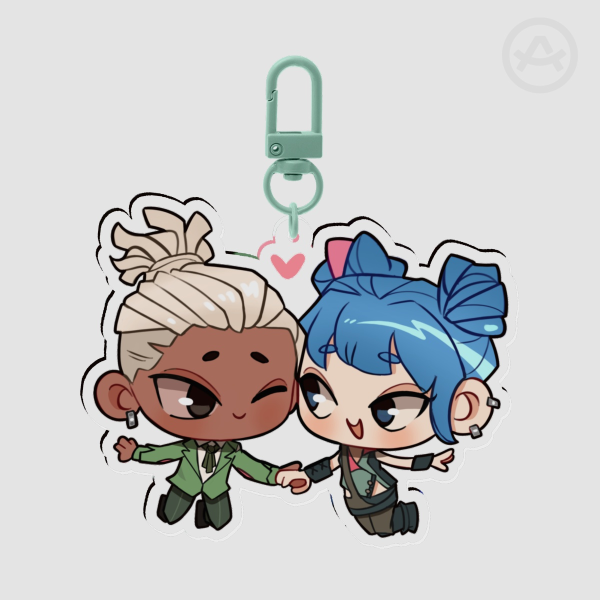 Powder and Ekko Acrylic Keychain