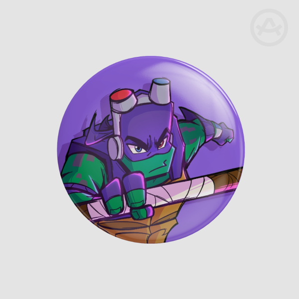 Donnie ROTTMNT Pin/Badge