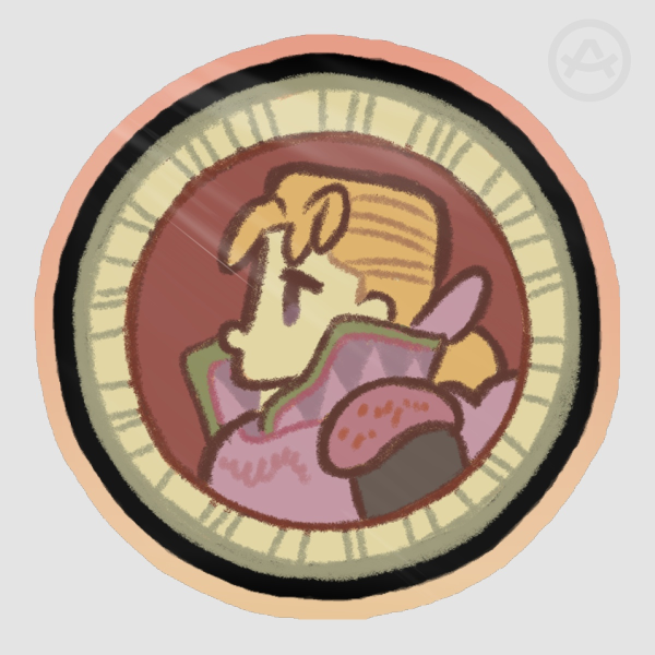 Edgar Roni Figaro Coin Sticker