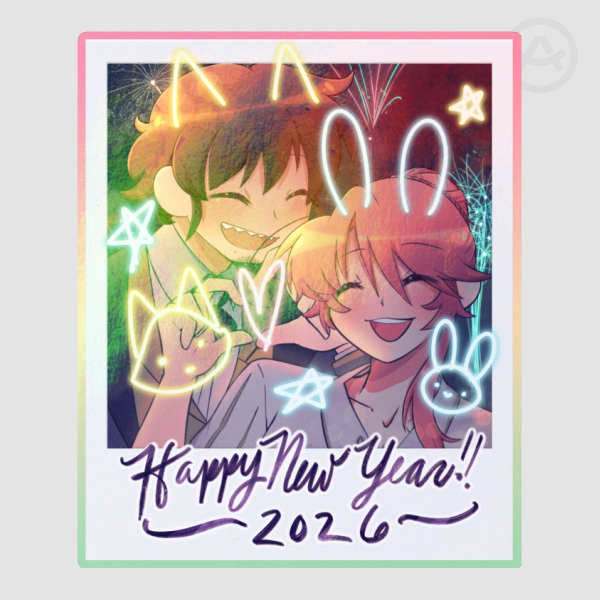 Happy New Year 2026 Sticker