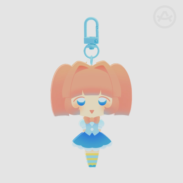 STAT borderless Acrylic Keychain